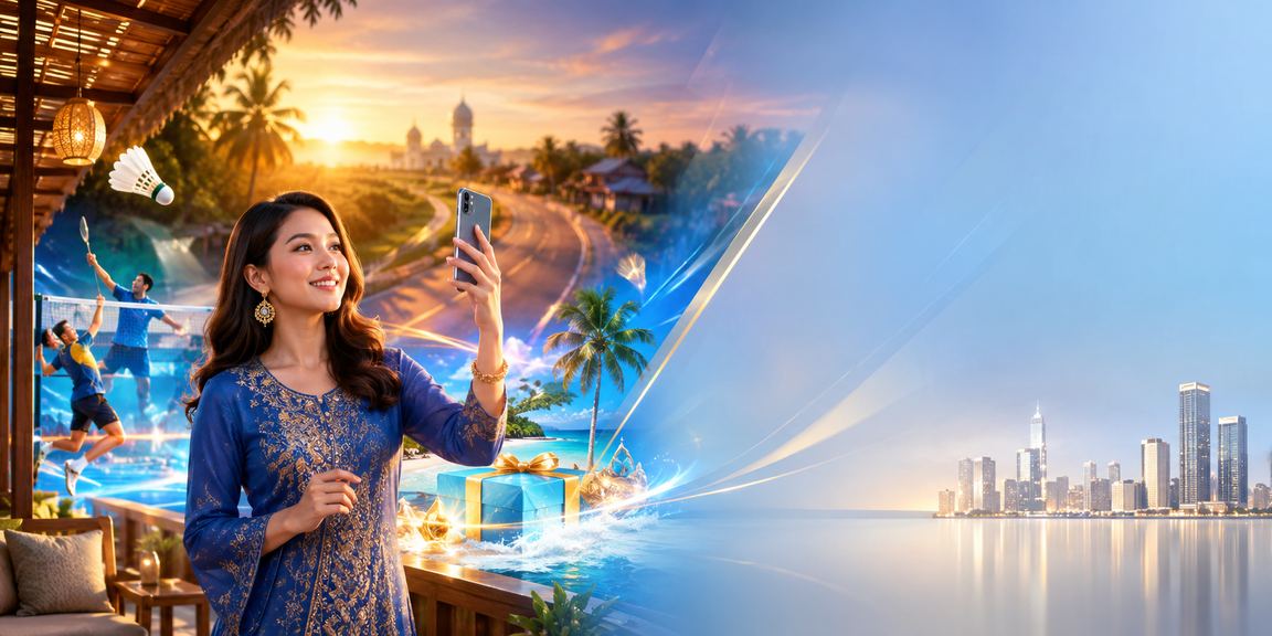 Pengguna bermain kasino dalam talian menggunakan telefon pintar di Malaysia